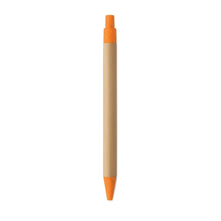 Push button ball pen in bamboo - MO2635 (MOCN#10)